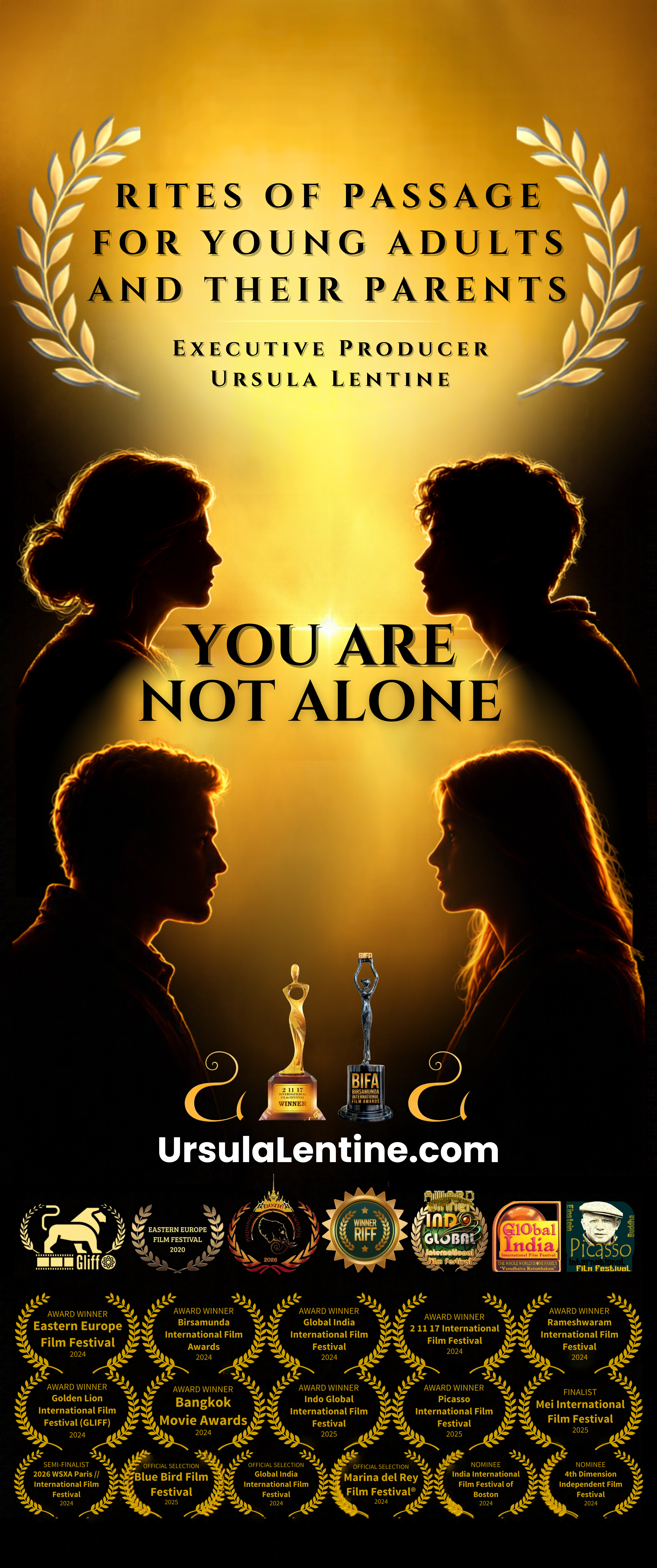 Rites of Passage for Young Adults and Their Parents — You Are Not Alone poster